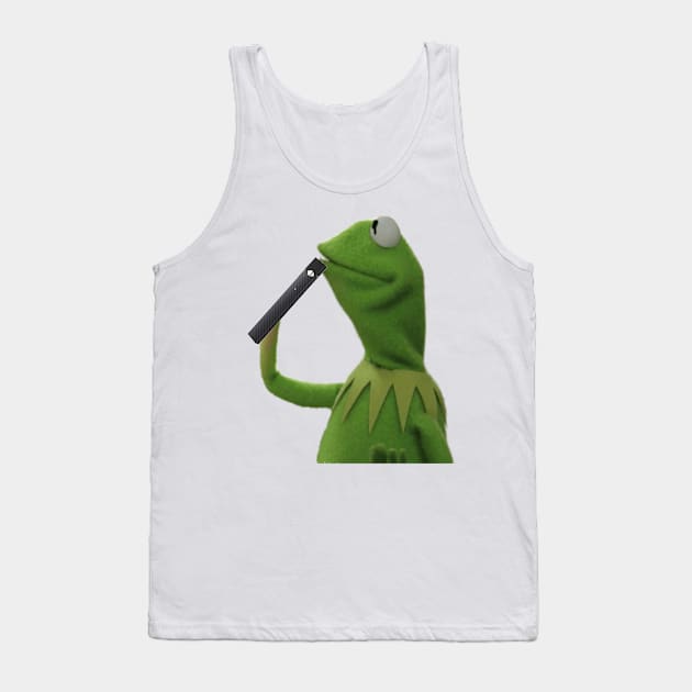 Kermit Vapes Tank Top by one-broke-kid